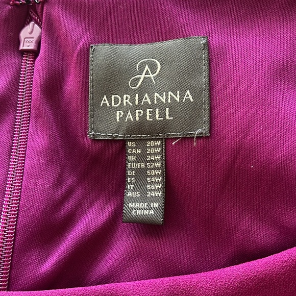 NWT Adrianna Papell maxi dress, size 20W - Picture 7 of 11